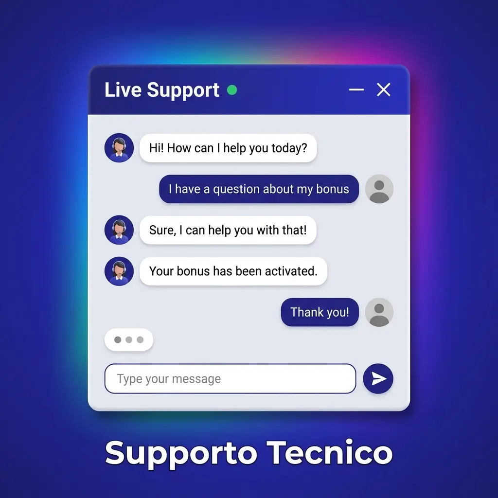 Team di supporto tecnico Winnita per problemi di accesso, pagamenti e piattaforma: chat, email e telefono disponibili.