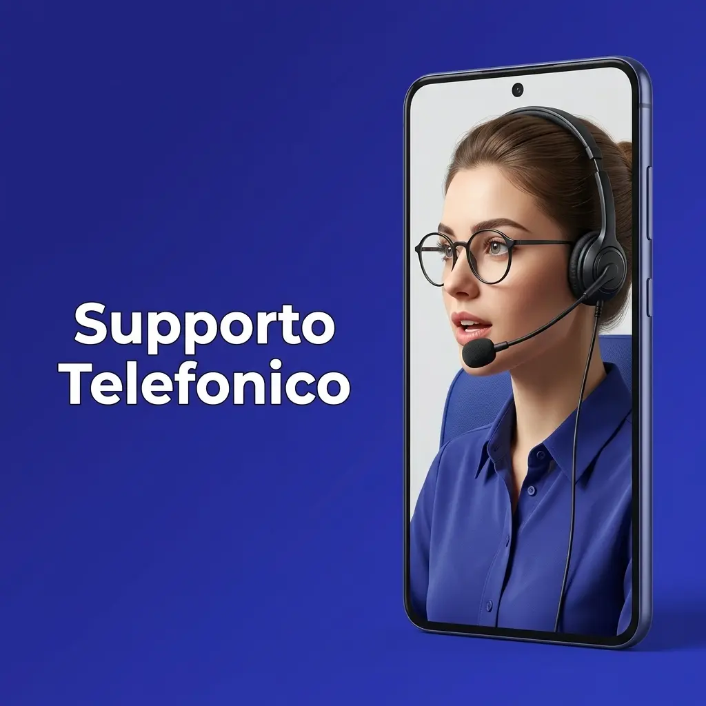 Operatore Winnita al telefono per supporto urgente ai giocatori italiani su prelievi e blocchi conto