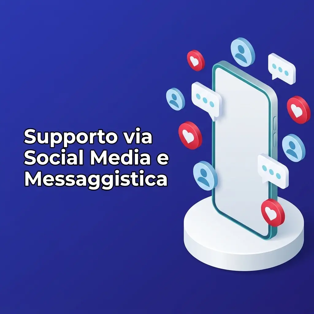 Supporto Winnita via social media e messaggistica: Telegram, Facebook e Instagram per assistenza giocatori italiani.